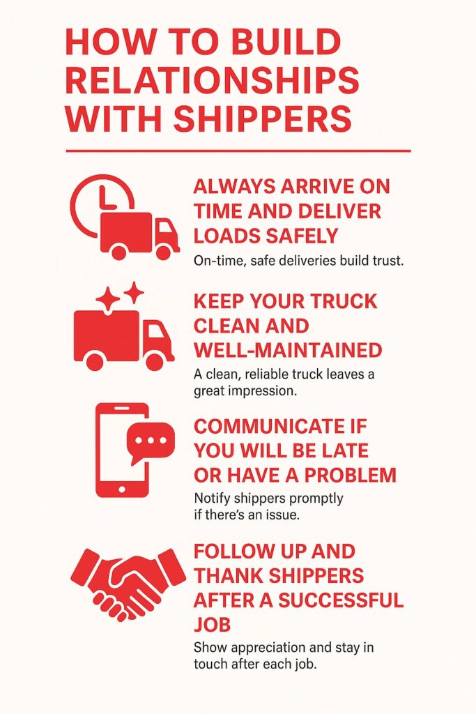 How to build relationships with shippers