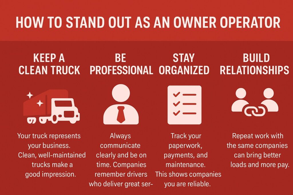 How to stand out as owner operator